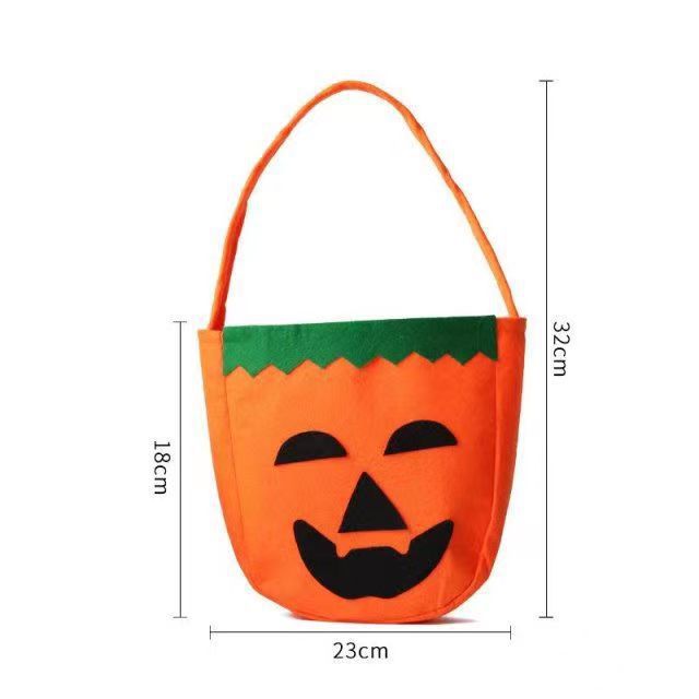 Kids Halloween Pumpkin Costume – Cute Pumpkin Hat & Candy Bag