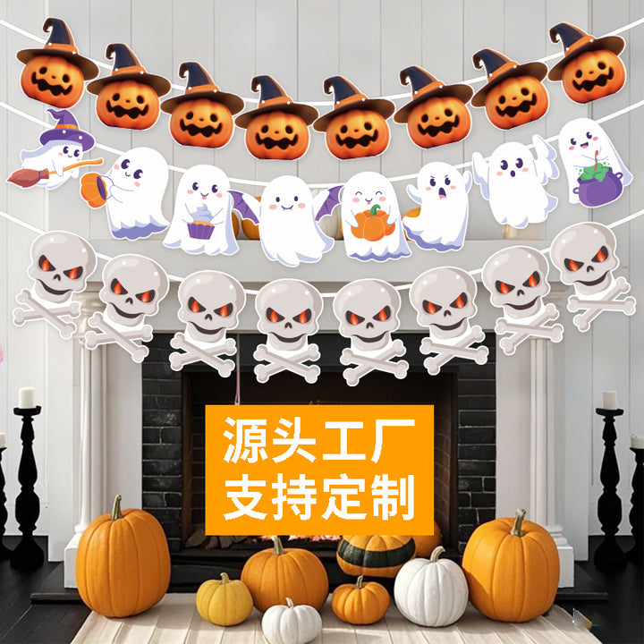 Halloween Flag Banner – Cross-Border Halloween Party Decoration