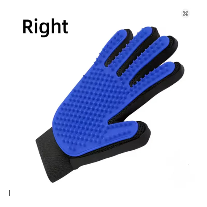 Pet Hair Removal Glove for Dogs & Cats – Deshedding Grooming & Massage Brush