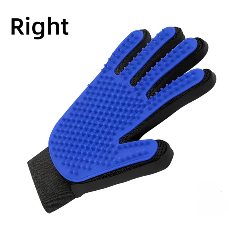 Pet Hair Removal Glove for Dogs & Cats – Deshedding Grooming & Massage Brush