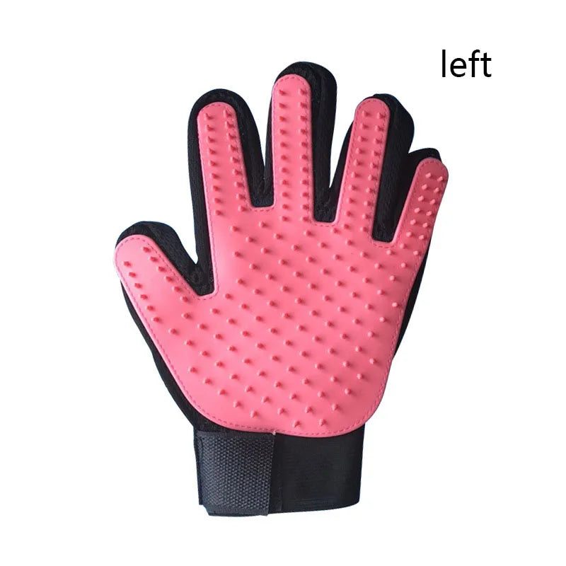 Pet Hair Removal Glove for Dogs & Cats – Deshedding Grooming & Massage Brush