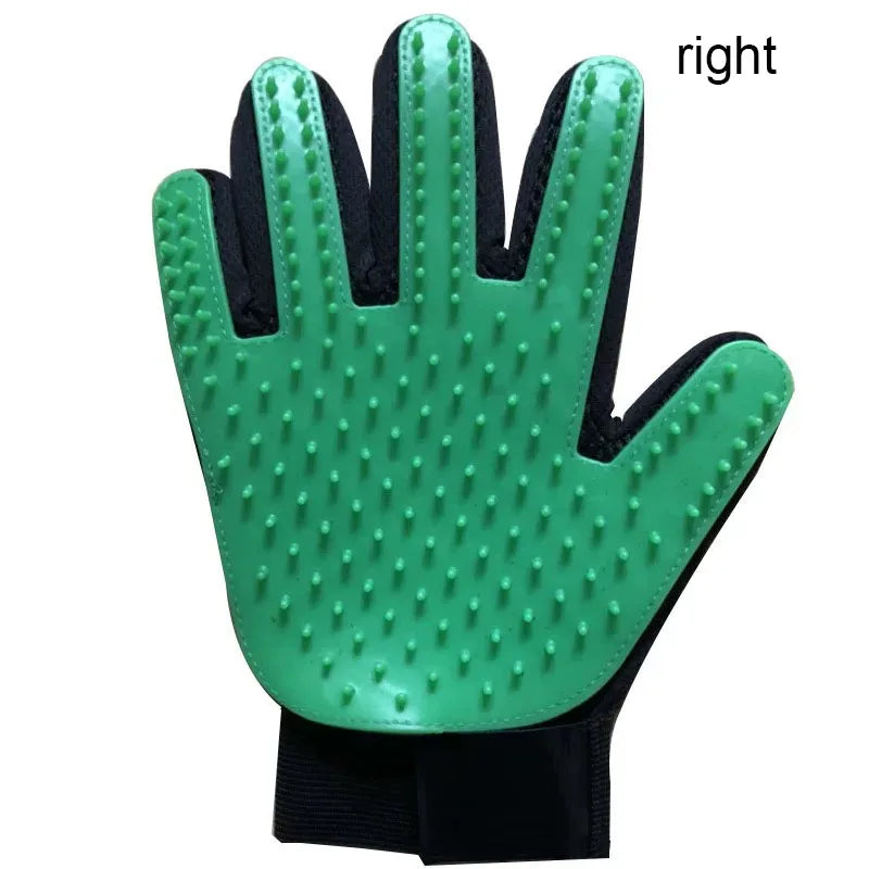 Pet Hair Removal Glove for Dogs & Cats – Deshedding Grooming & Massage Brush