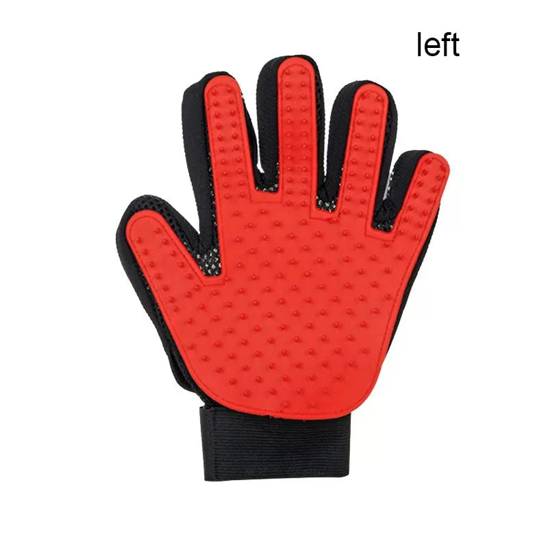 Pet Hair Removal Glove for Dogs & Cats – Deshedding Grooming & Massage Brush