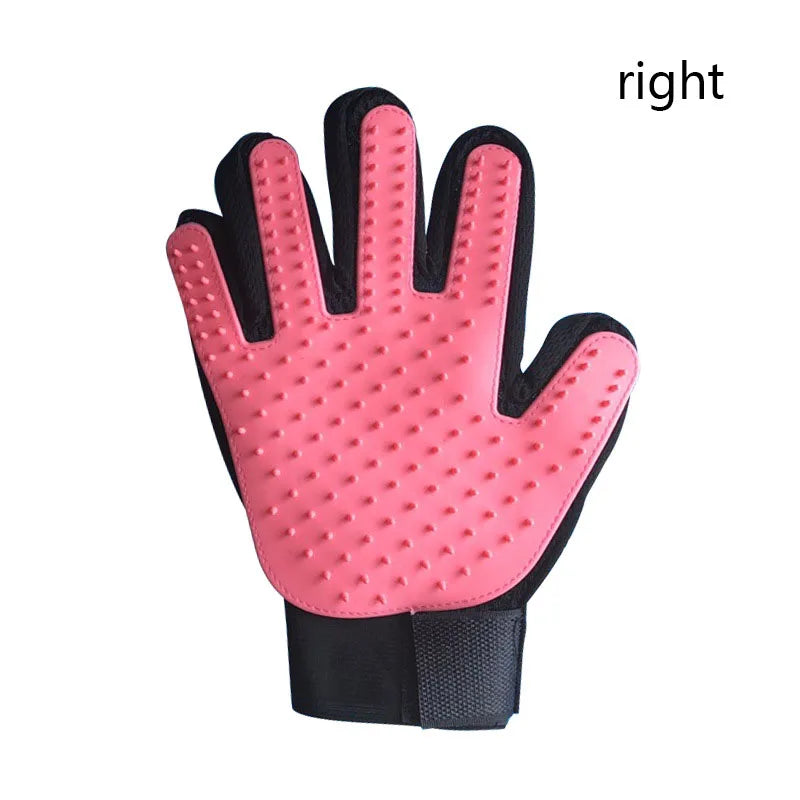 Pet Hair Removal Glove for Dogs & Cats – Deshedding Grooming & Massage Brush