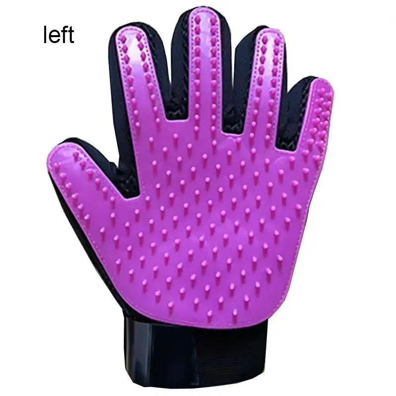Pet Hair Removal Glove for Dogs & Cats – Deshedding Grooming & Massage Brush