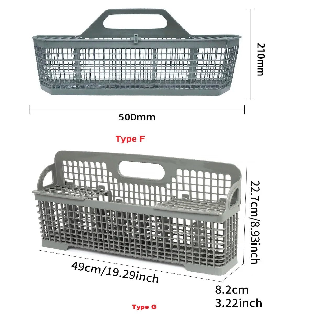 Universal Dishwasher Cutlery Basket – Replacement Silverware Basket for Bosch, Siemens, Whirlpool & More
