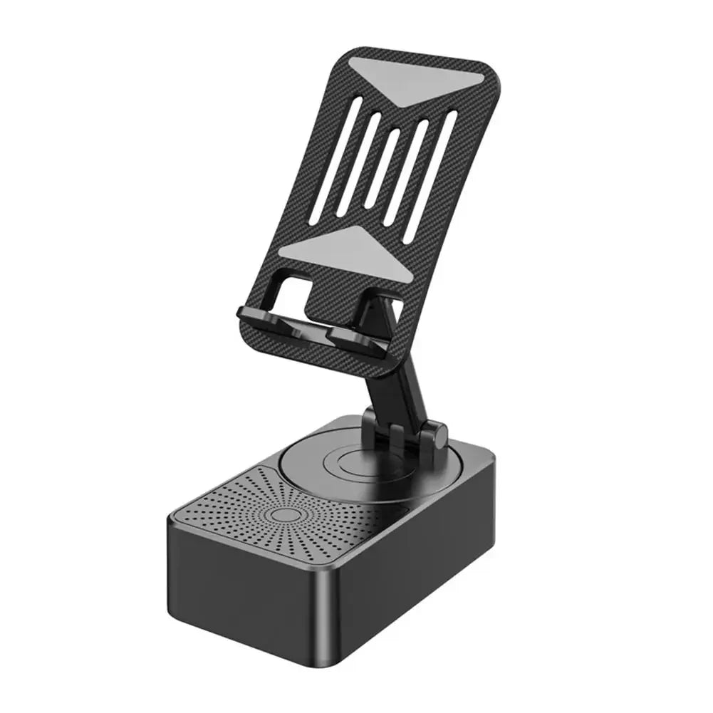 3-in-1 Bluetooth Speaker, Phone Stand & Power Bank – Foldable Wireless Speaker with Anti-Slip Base