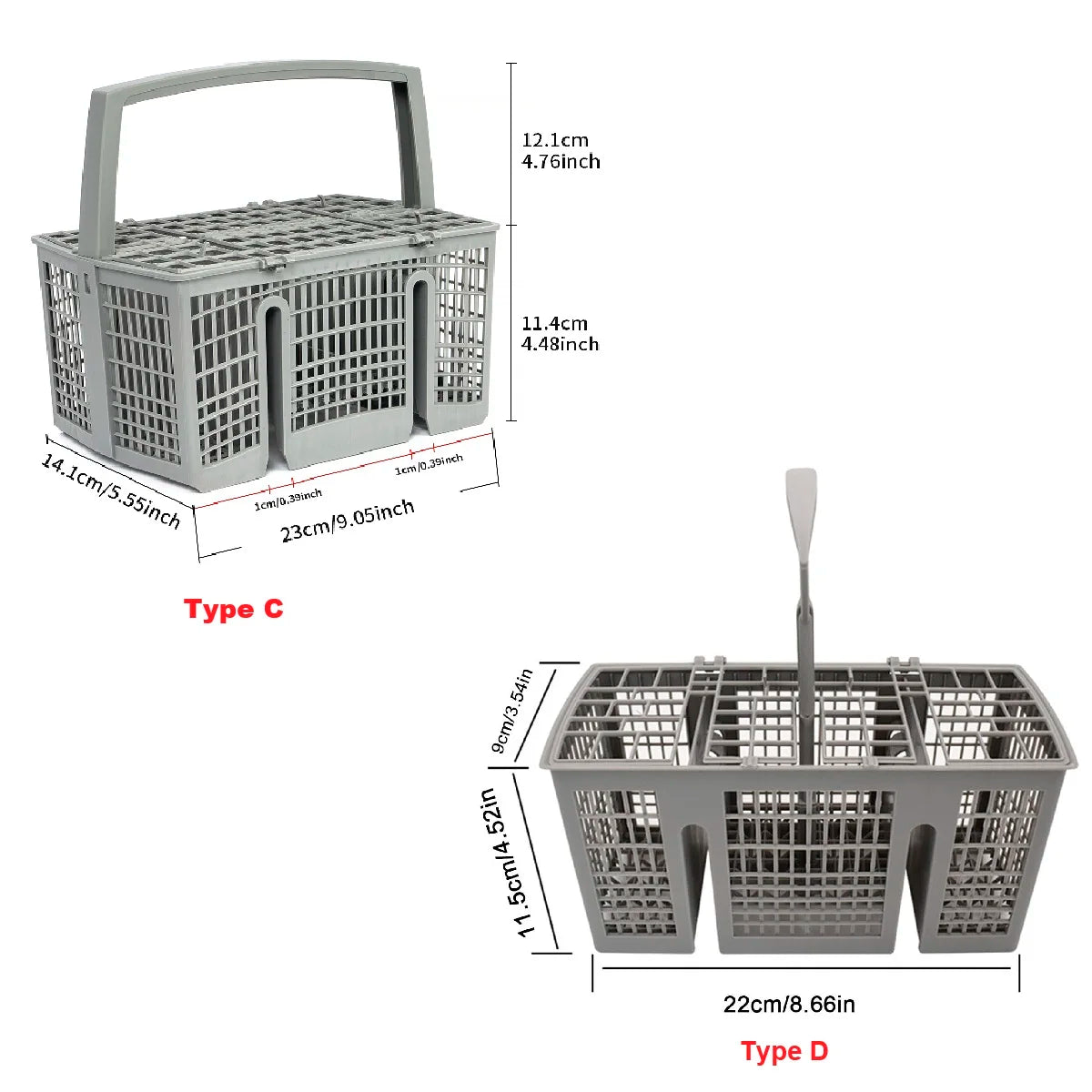Universal Dishwasher Cutlery Basket – Replacement Silverware Basket for Bosch, Siemens, Whirlpool & More
